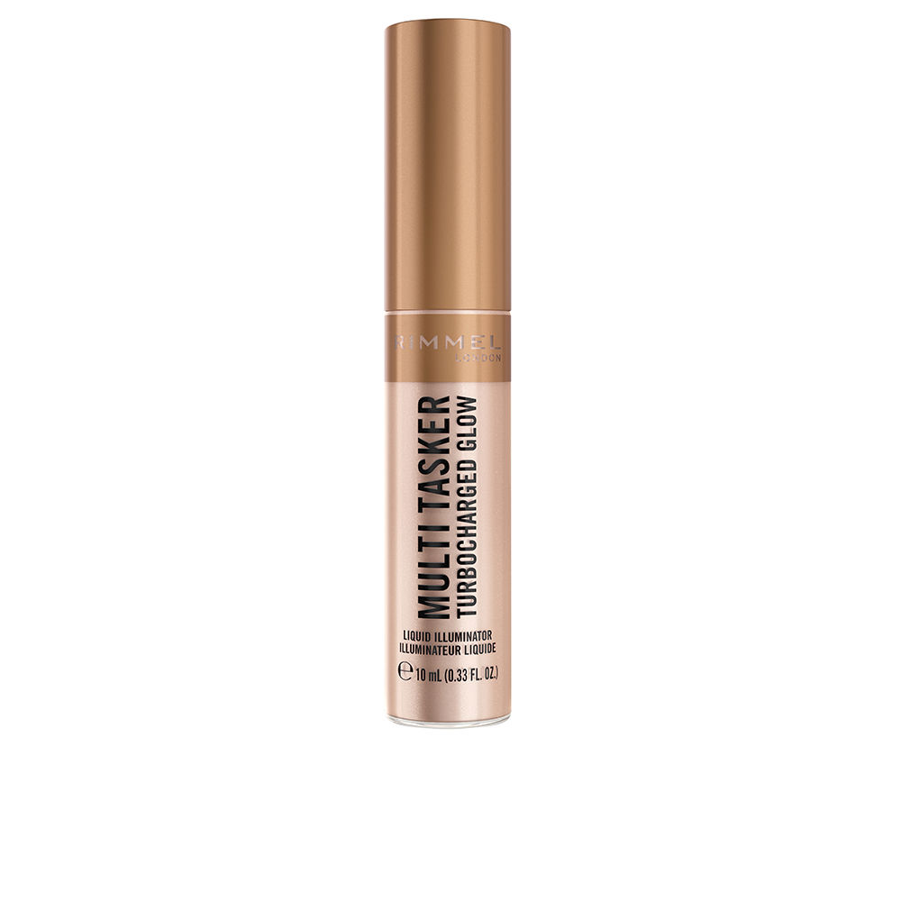 RIMMEL LONDON  MULTI TASKER TURBOCHARGED Liquid Highlighter #004-Chelsea Glow 10 ml