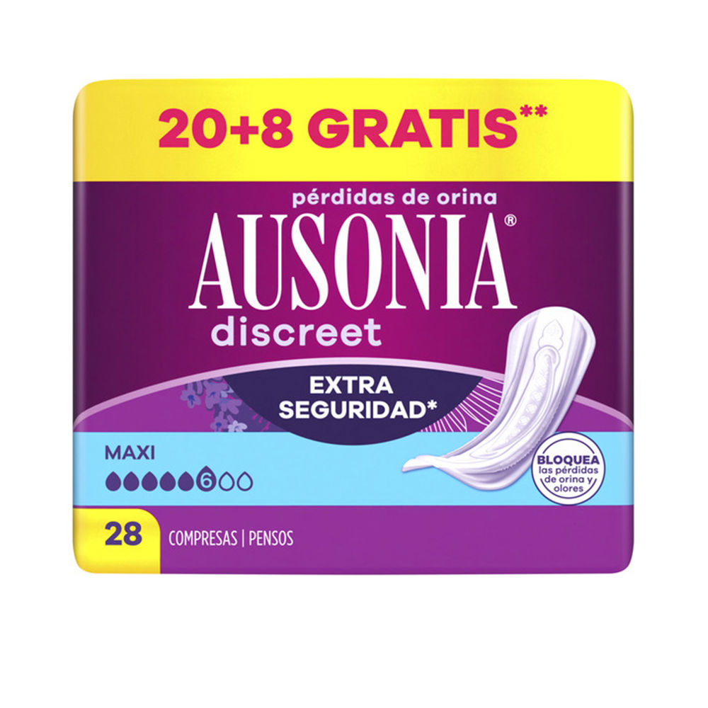 AUSONIA  DISCREET maxi incontinence pads 28 units