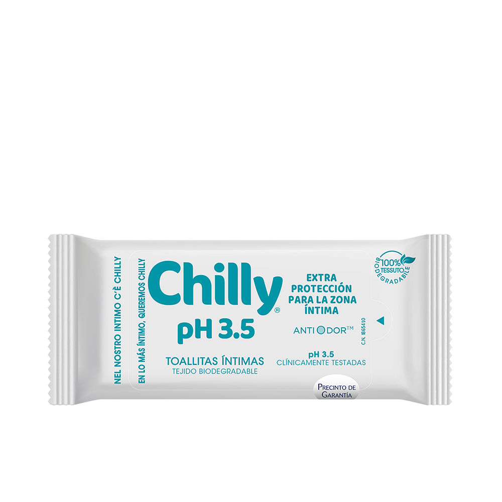 CHILLY  CHILLY POCKET intimate wipes ph 3.5 12 u