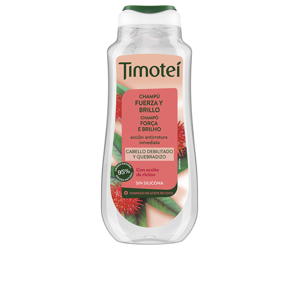 TIMOTEI  TIMOTEI Strength and Shine Shampoo with Castor and Coconut Oil for Weak and Brittle Hair 300 ml