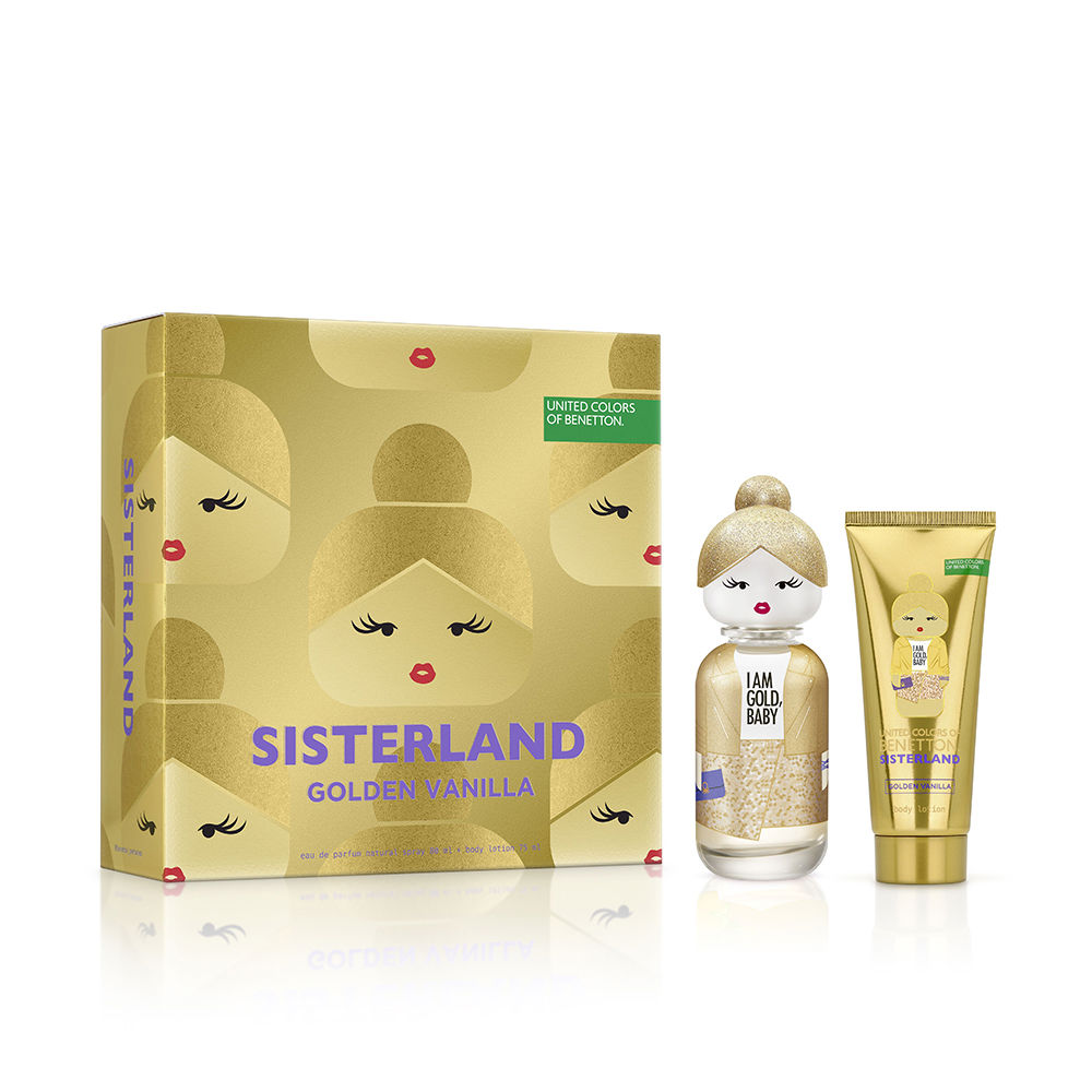 BENETTON  SISTERLAND GOLDEN VANILLA 2-piece CASE