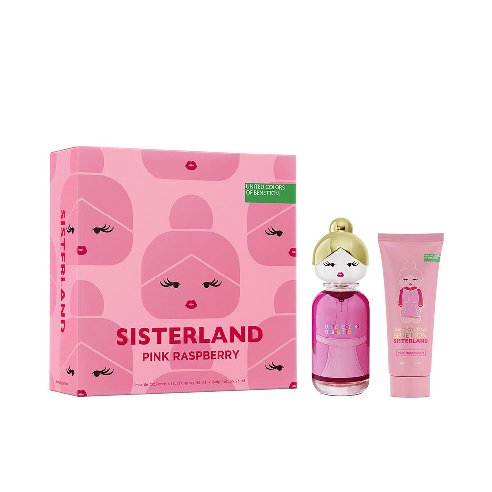 BENETTON  SISTERLAND PINK RASPBERRY CASE 2 pcs