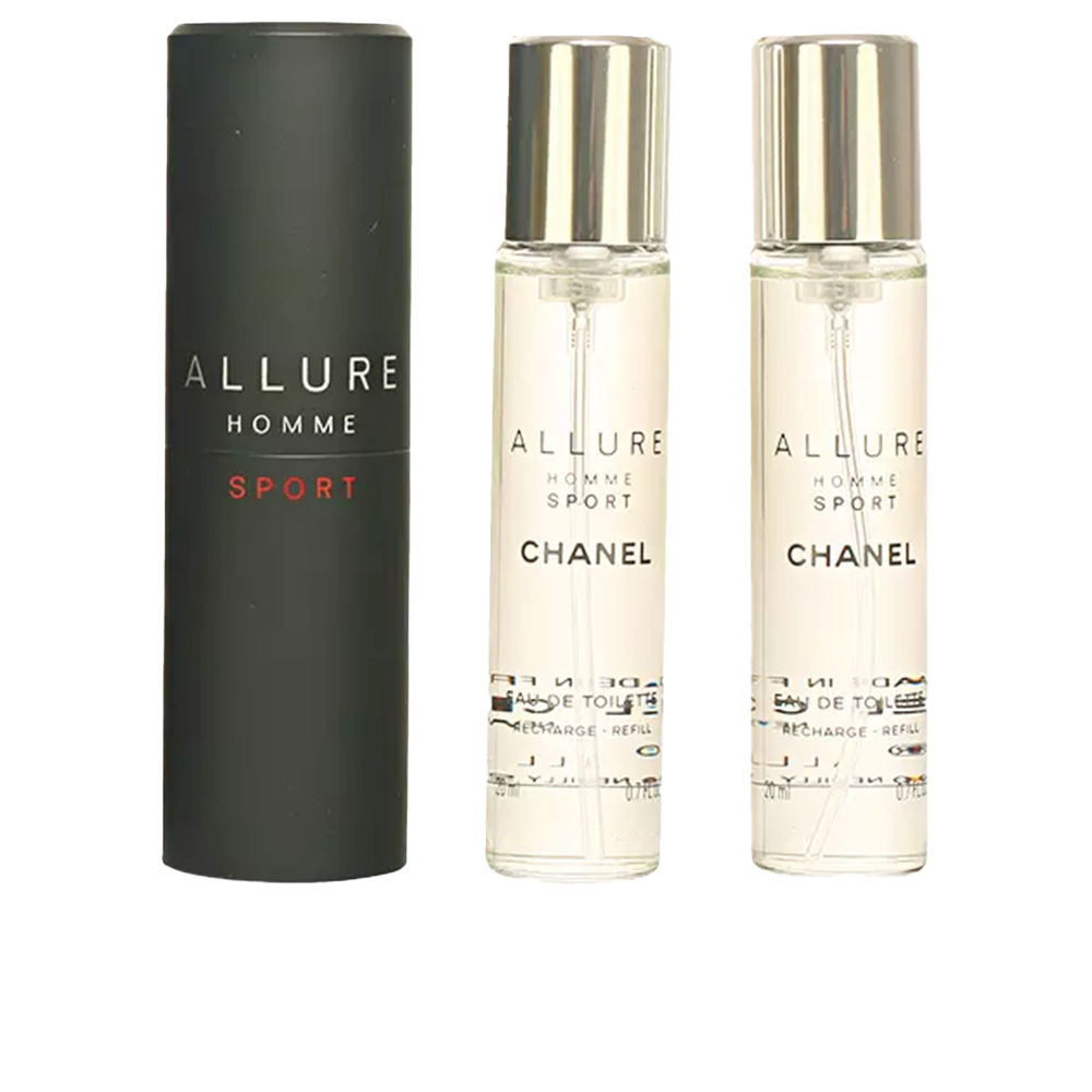 CHANEL  ALLURE HOMME SPORT travel spray and two refills 3 x 20 ml