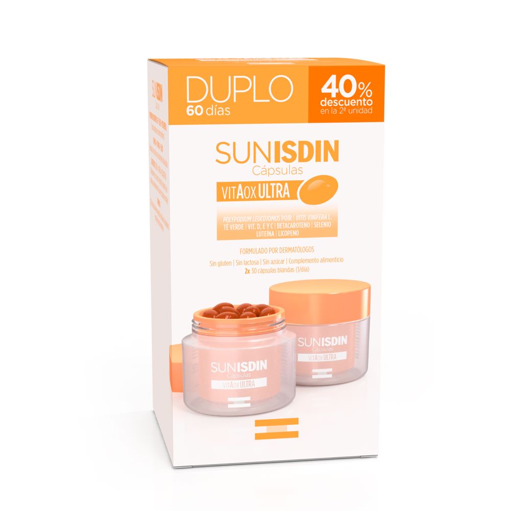 ISDIN  SUNISDIN oral promo duplo capsules 2 x 30 u