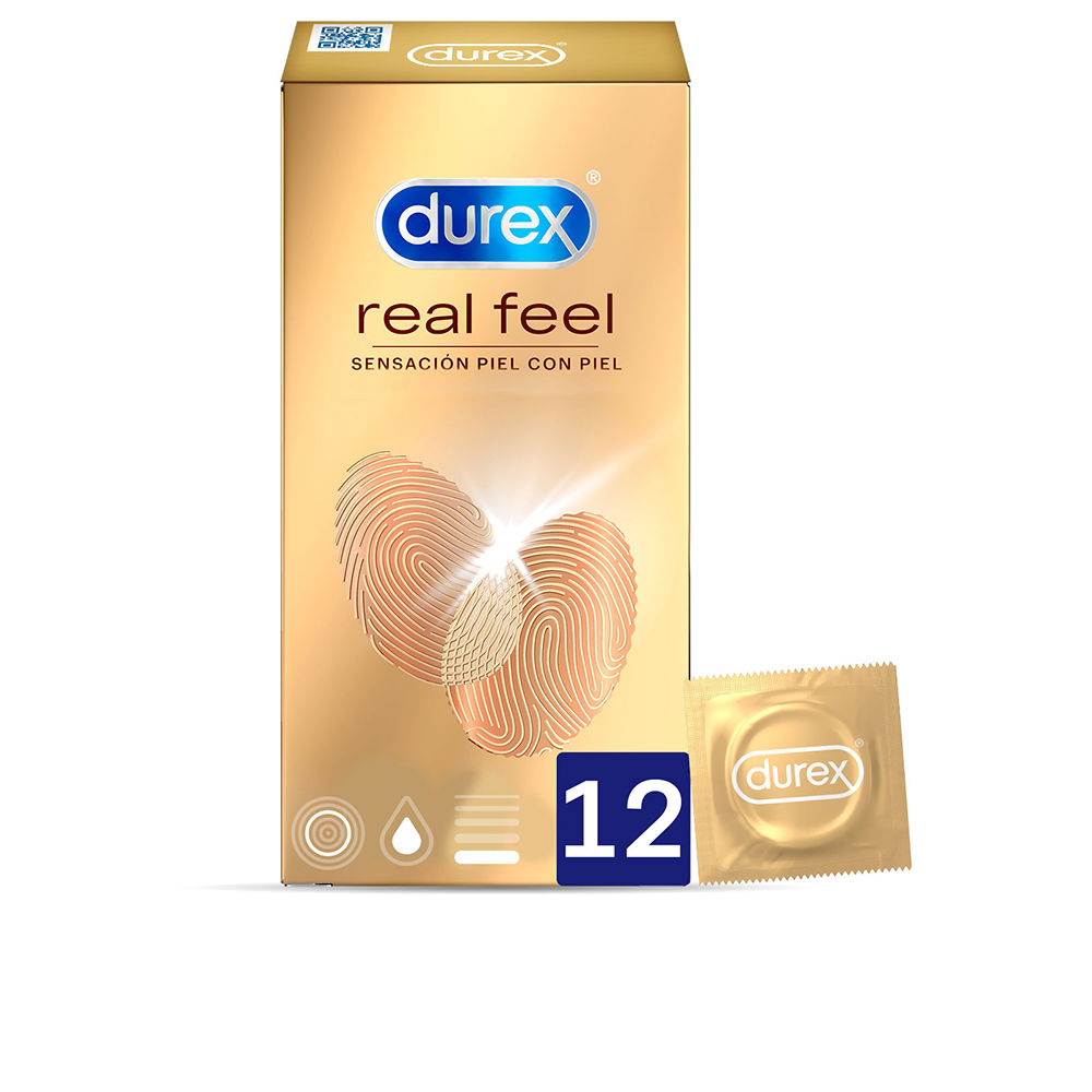 DUREX  REAL FEEL skin to skin condoms 12 u