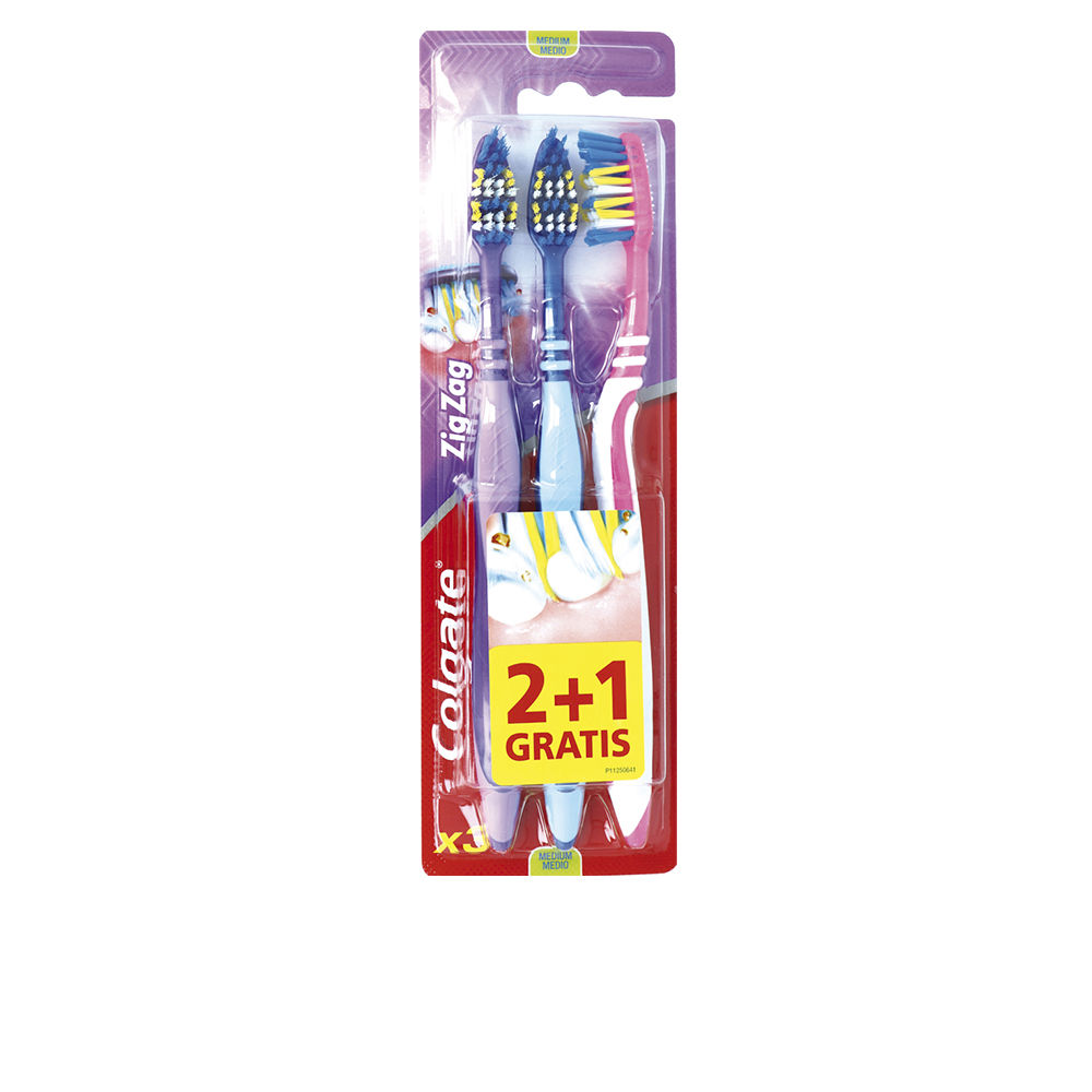 COLGATE  ZIG ZAG toothbrush #medium 3 u
