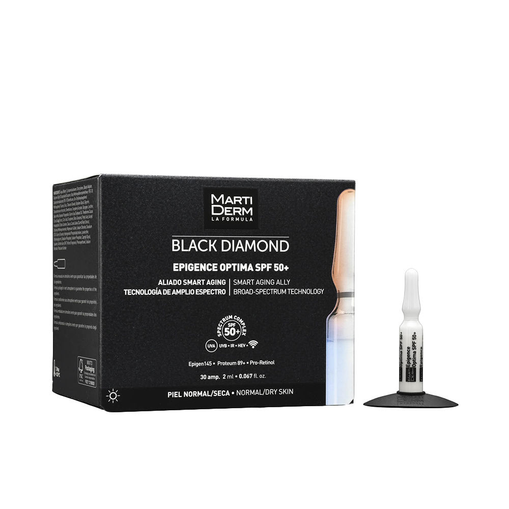 MARTIDERM  BLACK DIAMOND EPIGENCE OPTIMA ampoules for normal-dry skin SPF50+ 30 x 2 ml