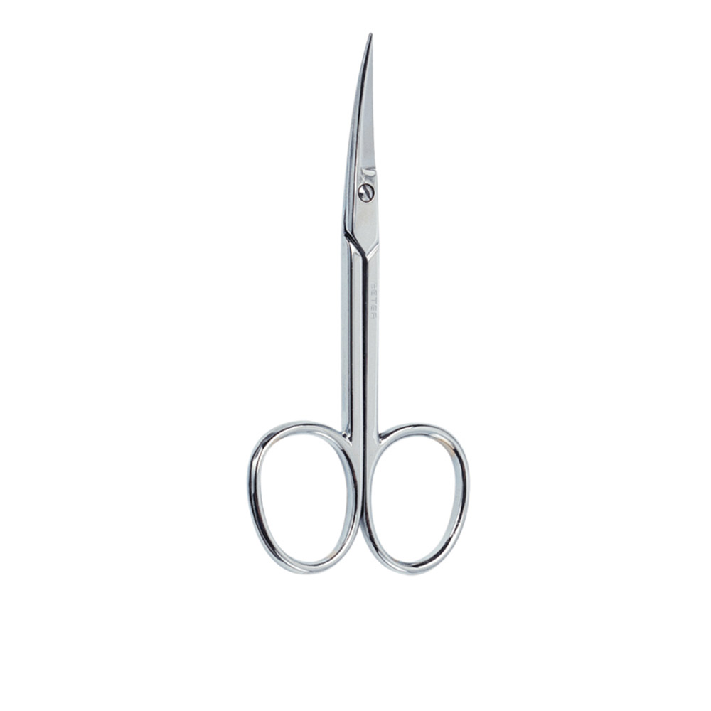 BETER  Curved chrome manicure scissors