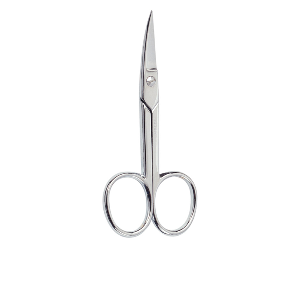 BETER  Curved chrome nail manicure scissors 1 pc
