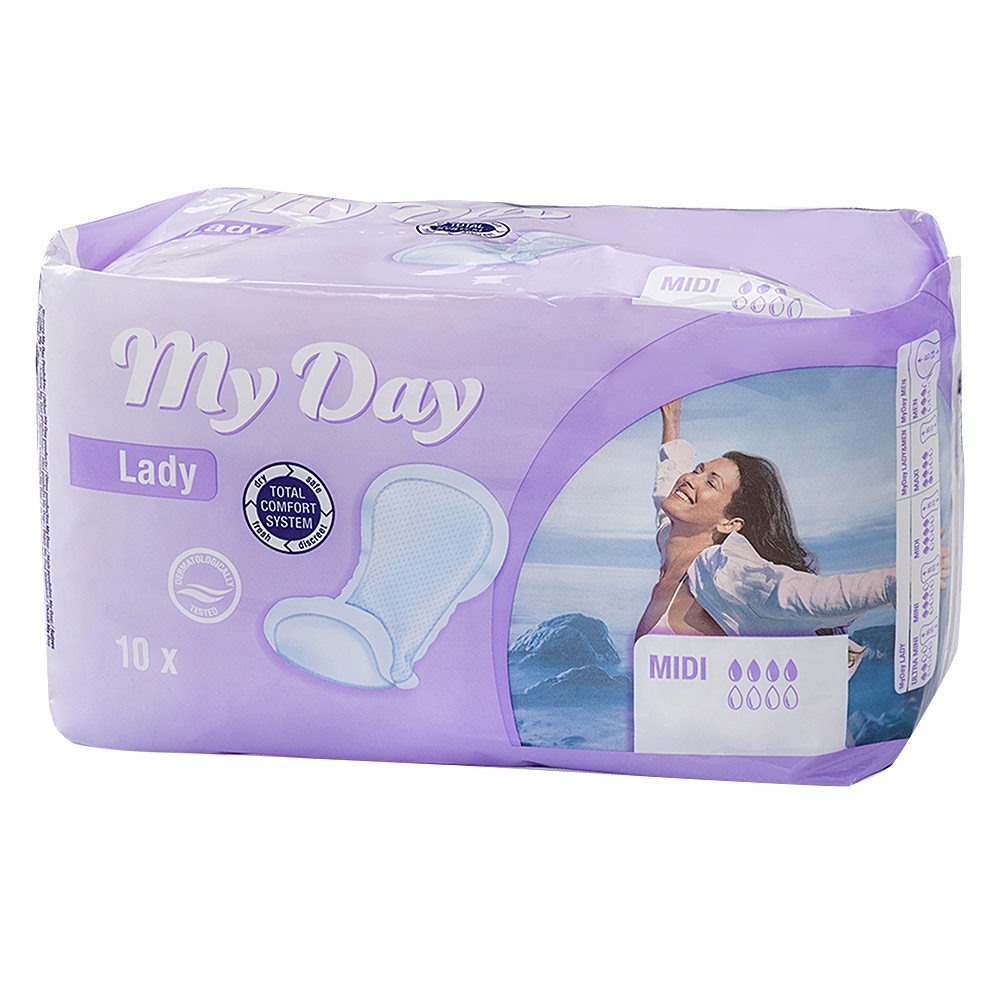 MY DAY  MY DAY midi incontinence pads 10 units