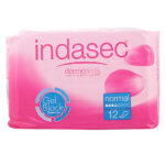 INDASEC  DISCREET normal incontinence pad 12 u