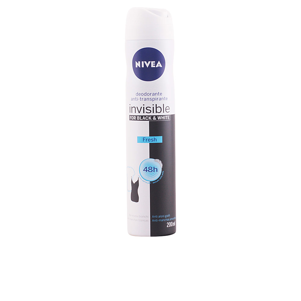 NIVEA  BLACK & WHITE INVISIBLE FRESH deodorant spray 200 ml