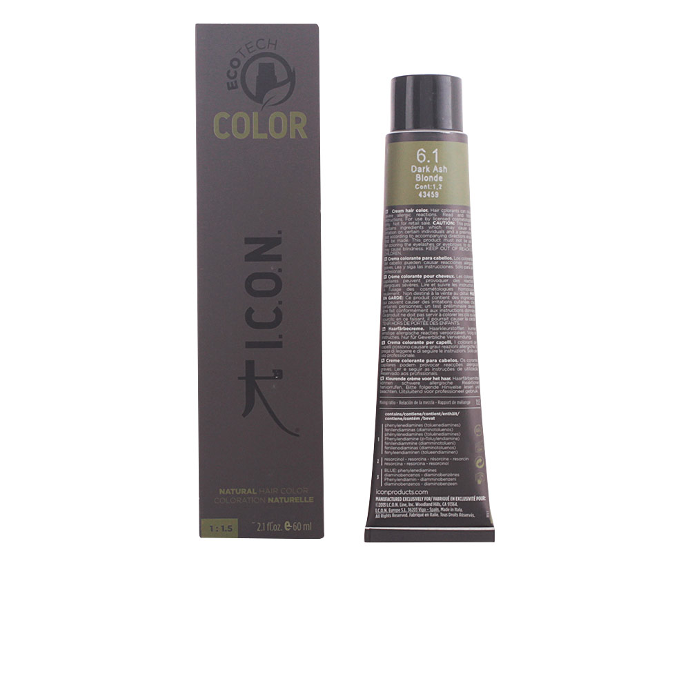 I.C.O.N.  ECOTECH COLOR natural color #6.1 dark ash blonde