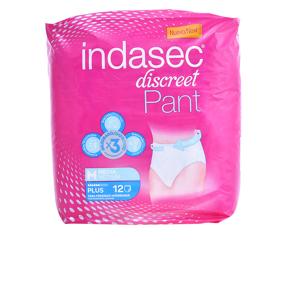 INDASEC  PANT PLUS medium size 12 units