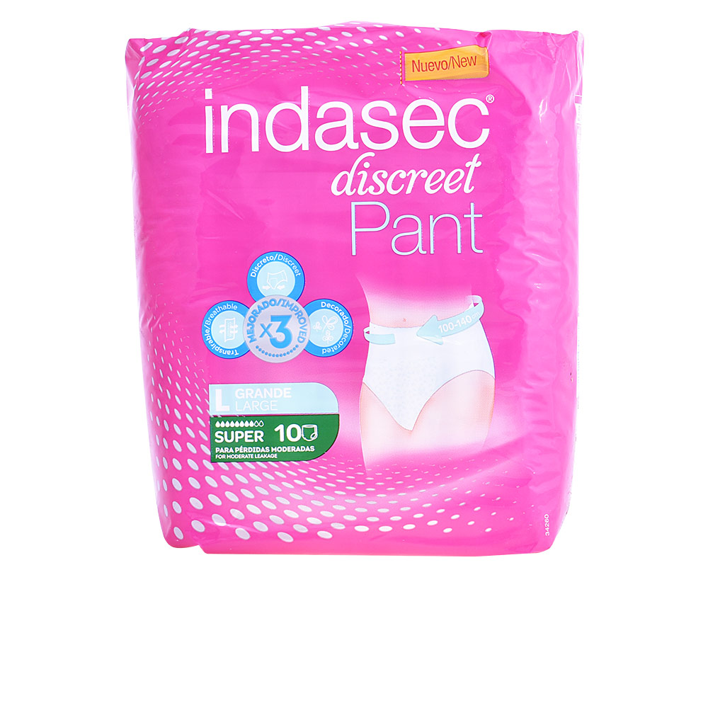 INDASEC  PANT SUPER large size 10 units