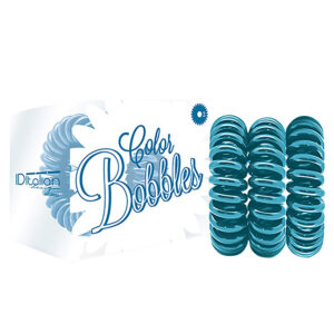 ID ITALIAN  COLOR BOBBLES hair tie #turquoise 3 u