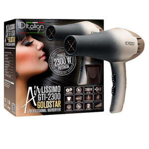 ID ITALIAN AIRLISSIMO GTI 2300 GOLD STAR professional hair dryer 1 unit