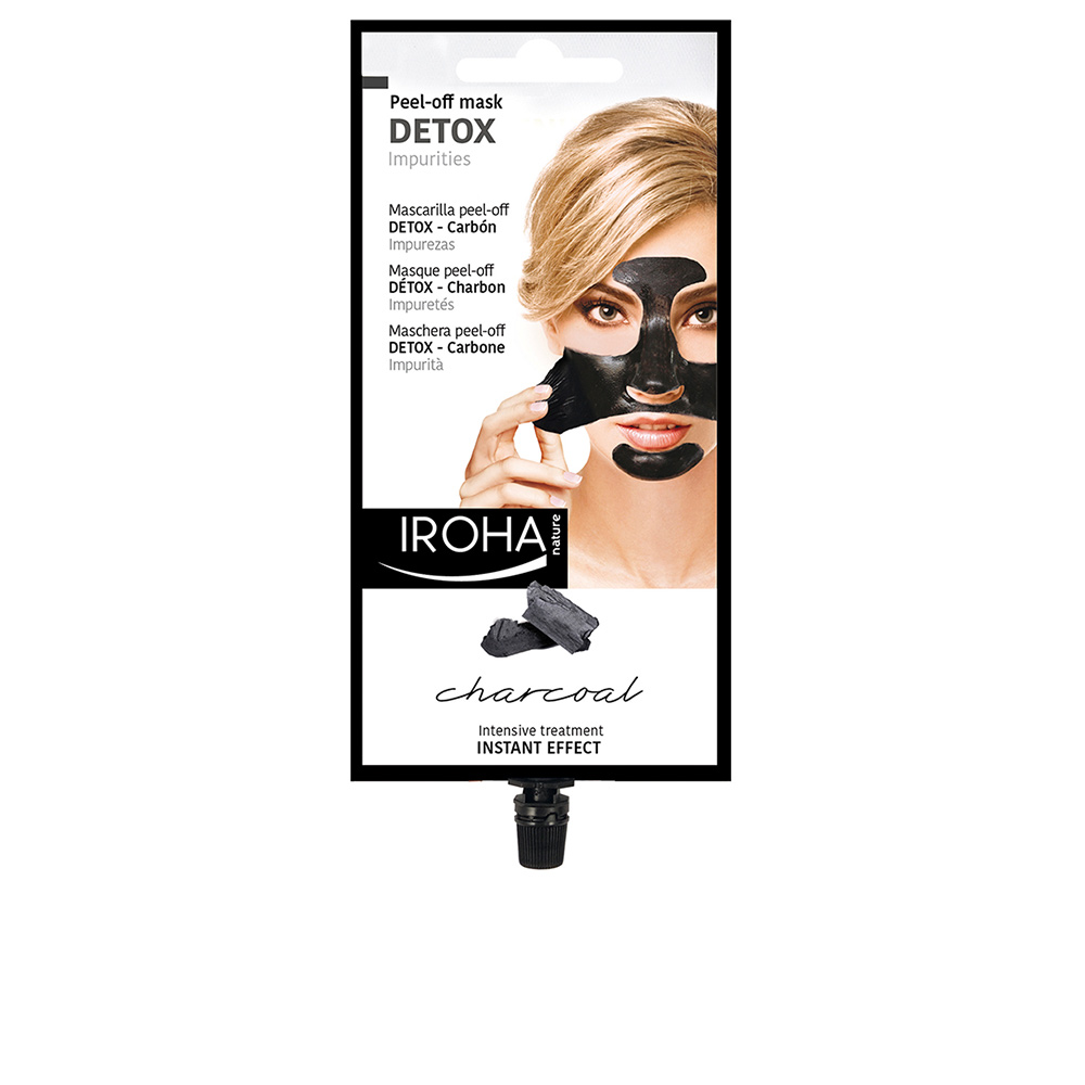 IROHA  DETOX CHARCOAL BLACK peel-off mask 1 u