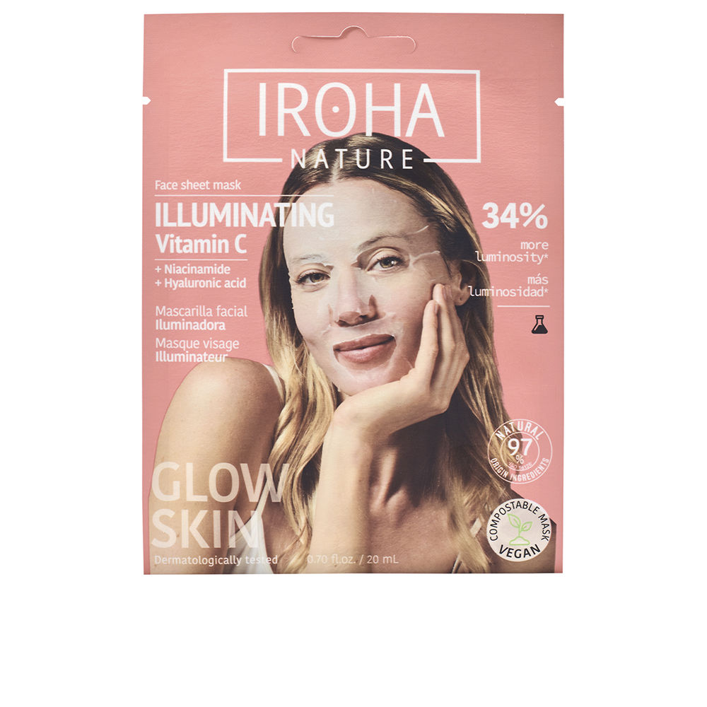 IROHA  TISSUE MASK brightening vitamin C + HA 1 u