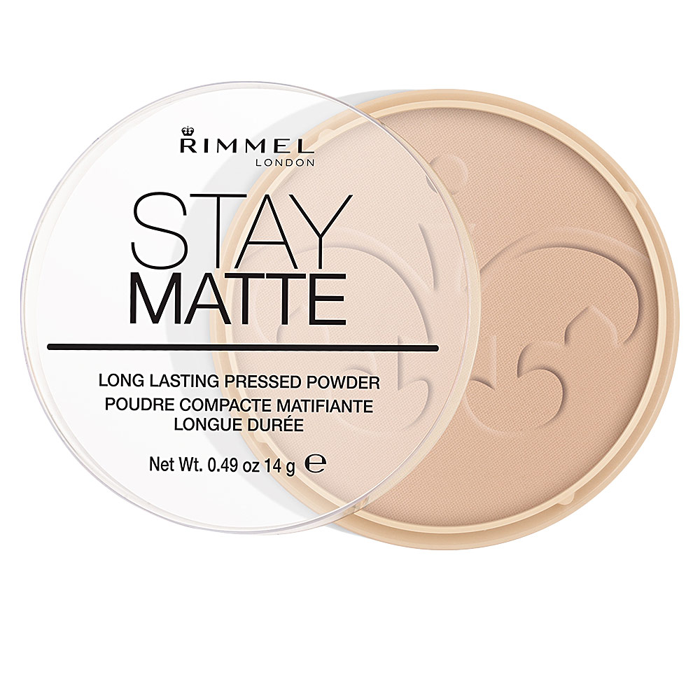 RIMMEL LONDON  STAY MATTE pressed powder #005-silky beige