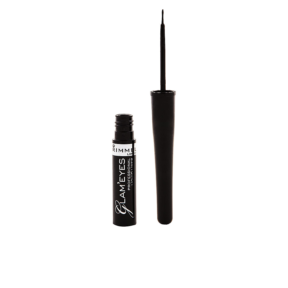 RIMMEL LONDON  GLAM'EYES PROFESSIONAL liquid eye liner #001 -black