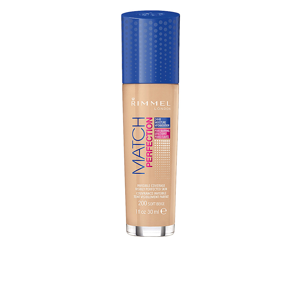 RIMMEL LONDON  MATCH PERFECTION foundation #200 -soft beige