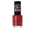 RIMMEL LONDON  60 SECONDS SUPER SHINE nail polish #320-rapid ruby 8 ml