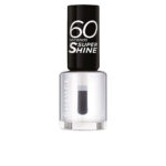 RIMMEL LONDON  60 SECONDS SUPER SHINE nail polish #740-clear 8 ml