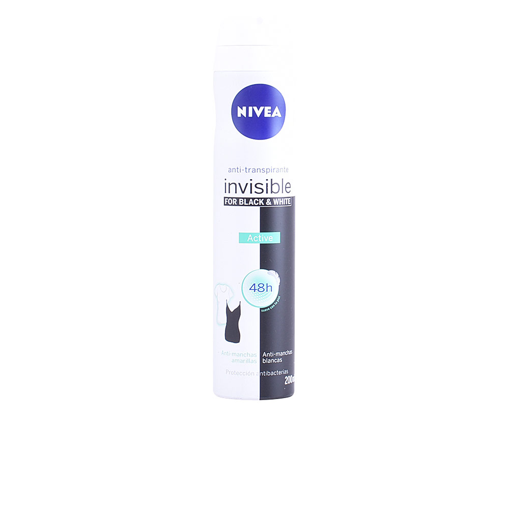 NIVEA  BLACK & WHITE INVISIBLE ACTIVE deodorant spray 200 ml