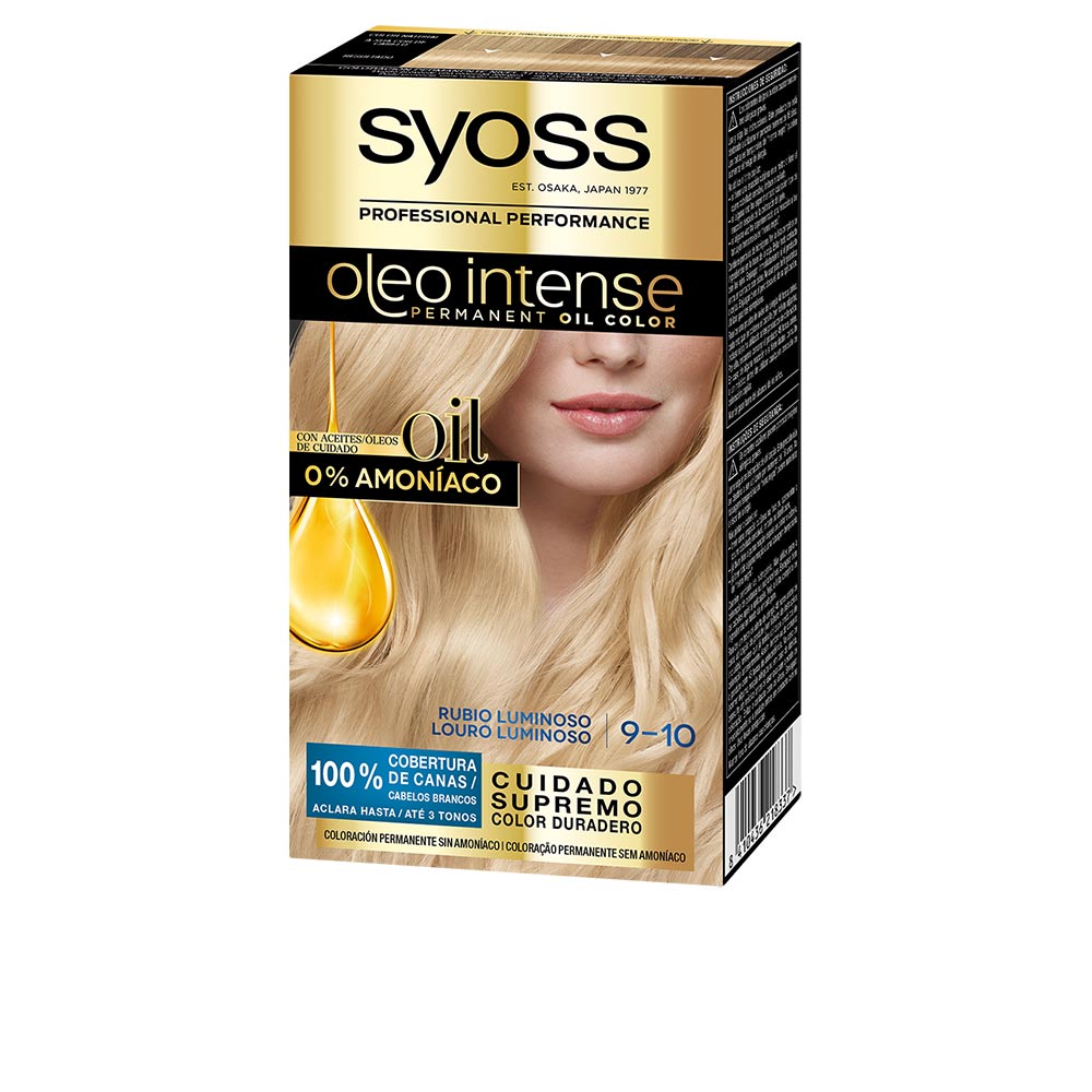 SYOSS  OLEO INTENSE ammonia-free hair color #9.10-luminous blonde 5 pcs