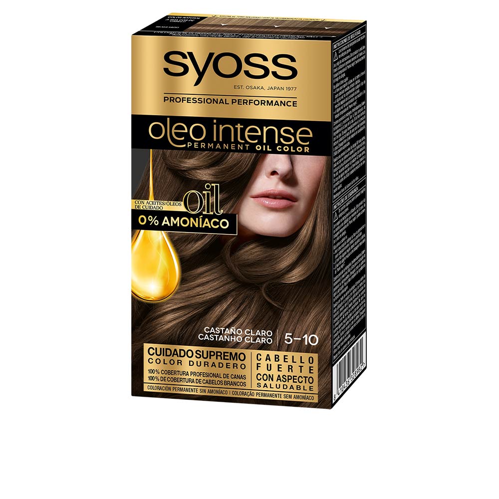 SYOSS  OLEO INTENSE ammonia-free hair color #5.10-light brown 5 pcs