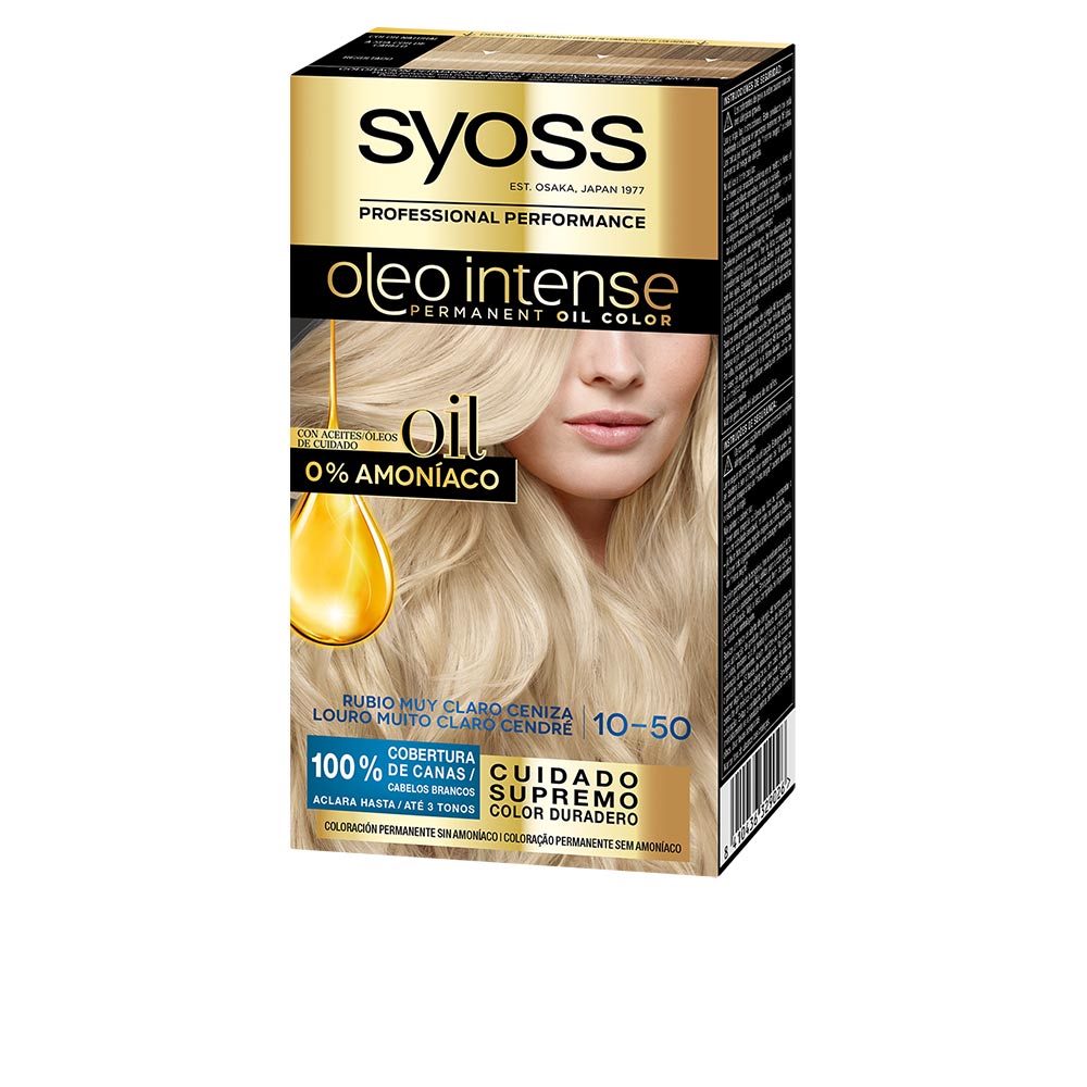 SYOSS  OLEO INTENSE ammonia-free hair color #10.50 - light ash blonde 5 pcs