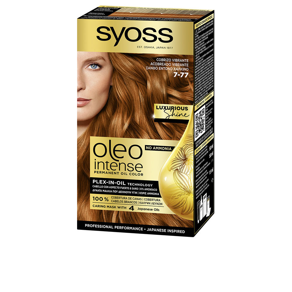 SYOSS  OLEO INTENSE ammonia-free dye #7-77-vibrant copper 5 u