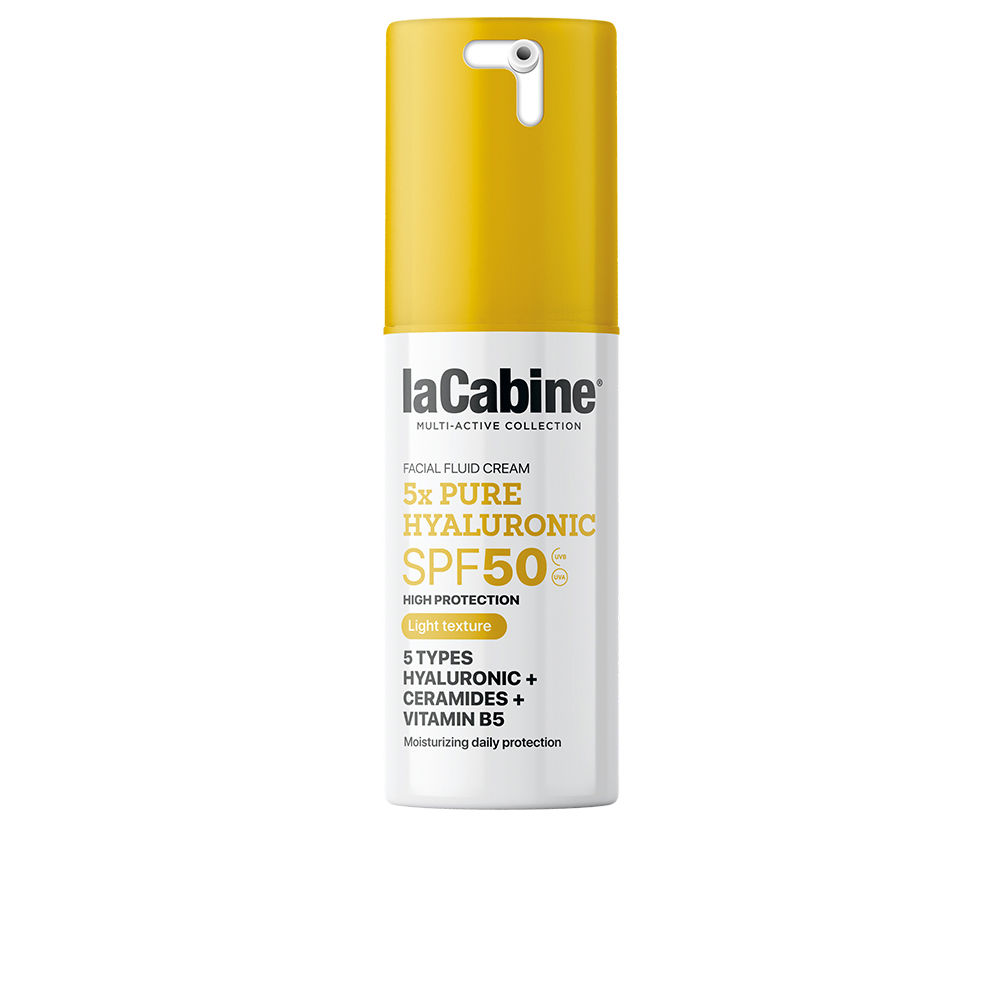 LA CABINE  5X PURE HYALURONIC facial fluid cream SPF50 30 ml