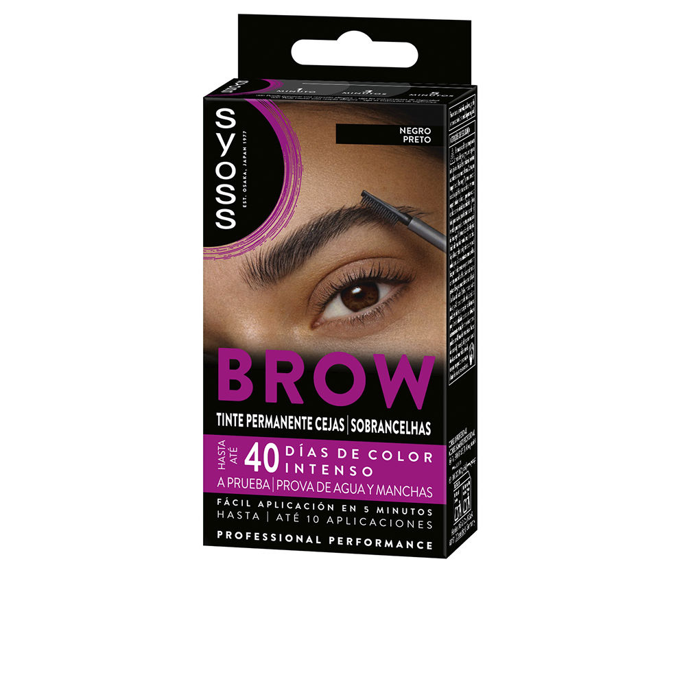 SYOSS  BROW TINT permanent eyebrows #Black 1 u