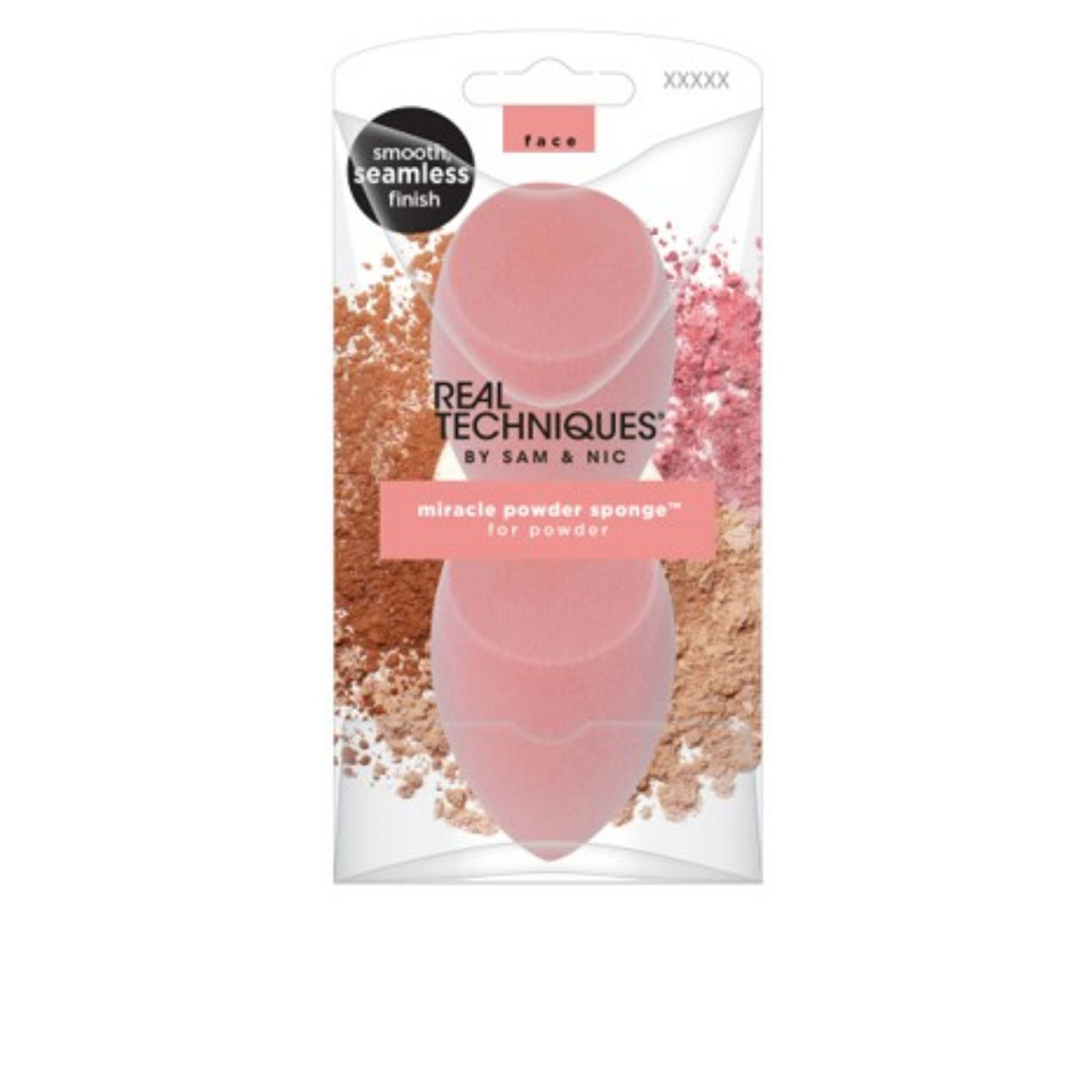 REAL TECHNIQUES  MIRACLE POWDER sponge pack 2 u