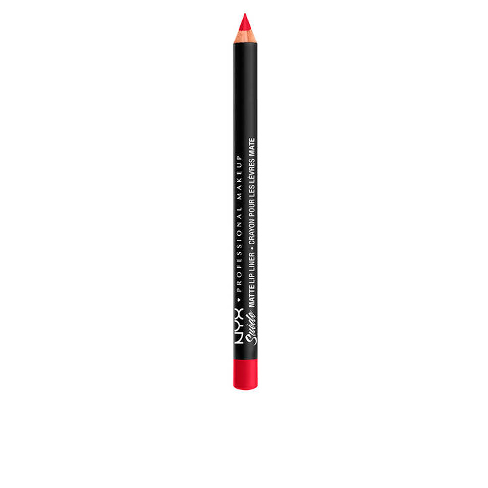 NYX PROFESSIONAL MAKE UP  SUEDE matte lip liner #spicy