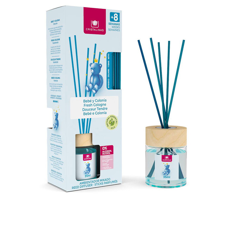 CRISTALINAS  MIKADO air freshener 0% #baby and cologne 35 ml