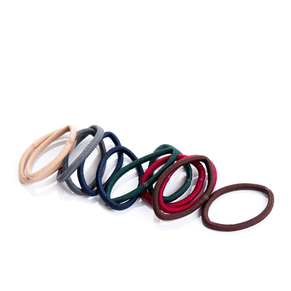 INCA  Thin elastics assorted #winter 12 pcs