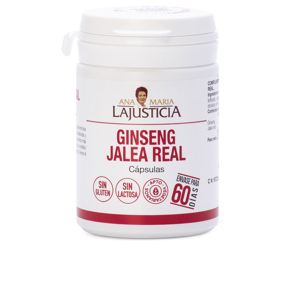 ANA MARÍA LAJUSTICIA  GINSENG con jalea real 60 cápsulas