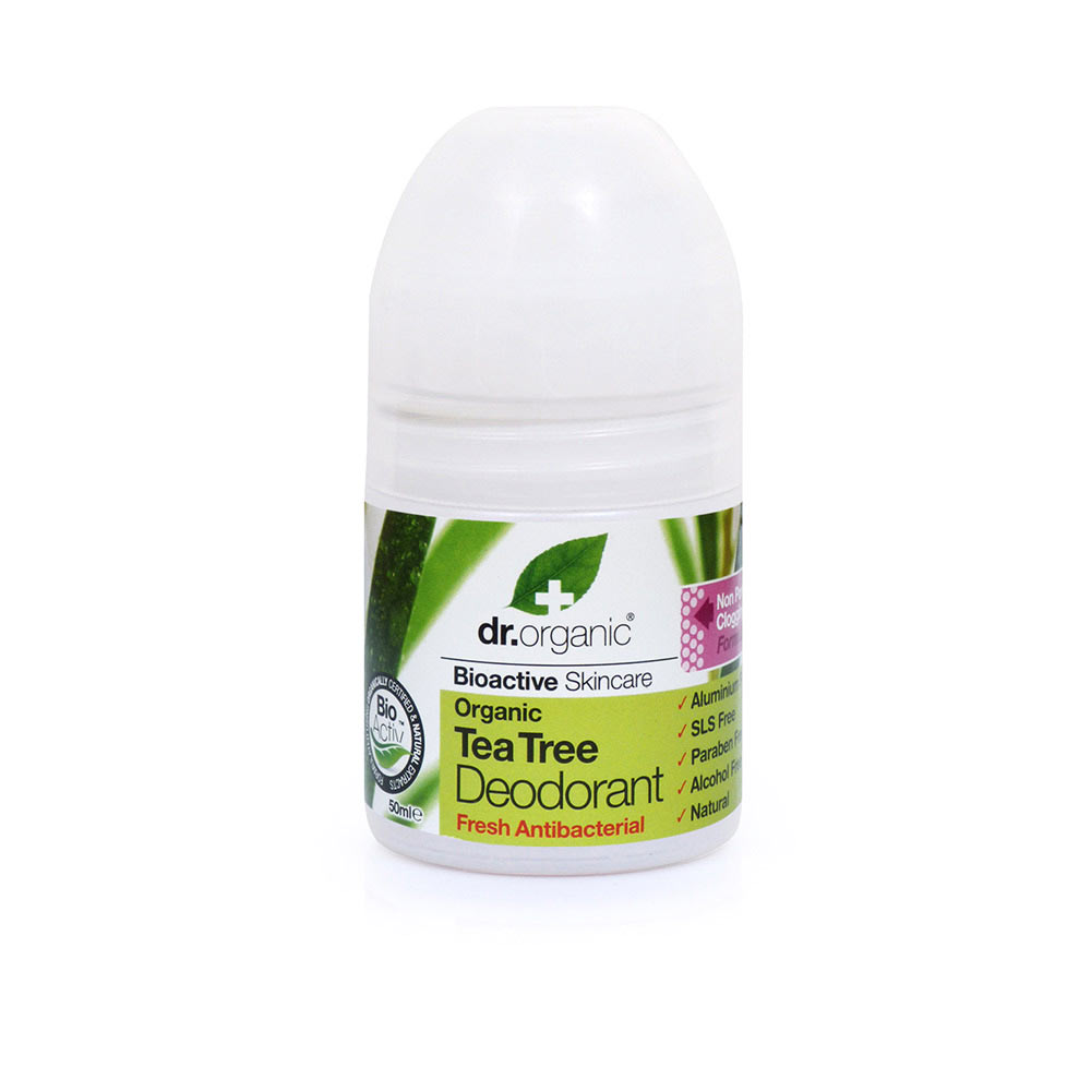 DR. ORGANIC  BIOACTIVE ORGANIC tea tree deodorant roll-on 50 ml