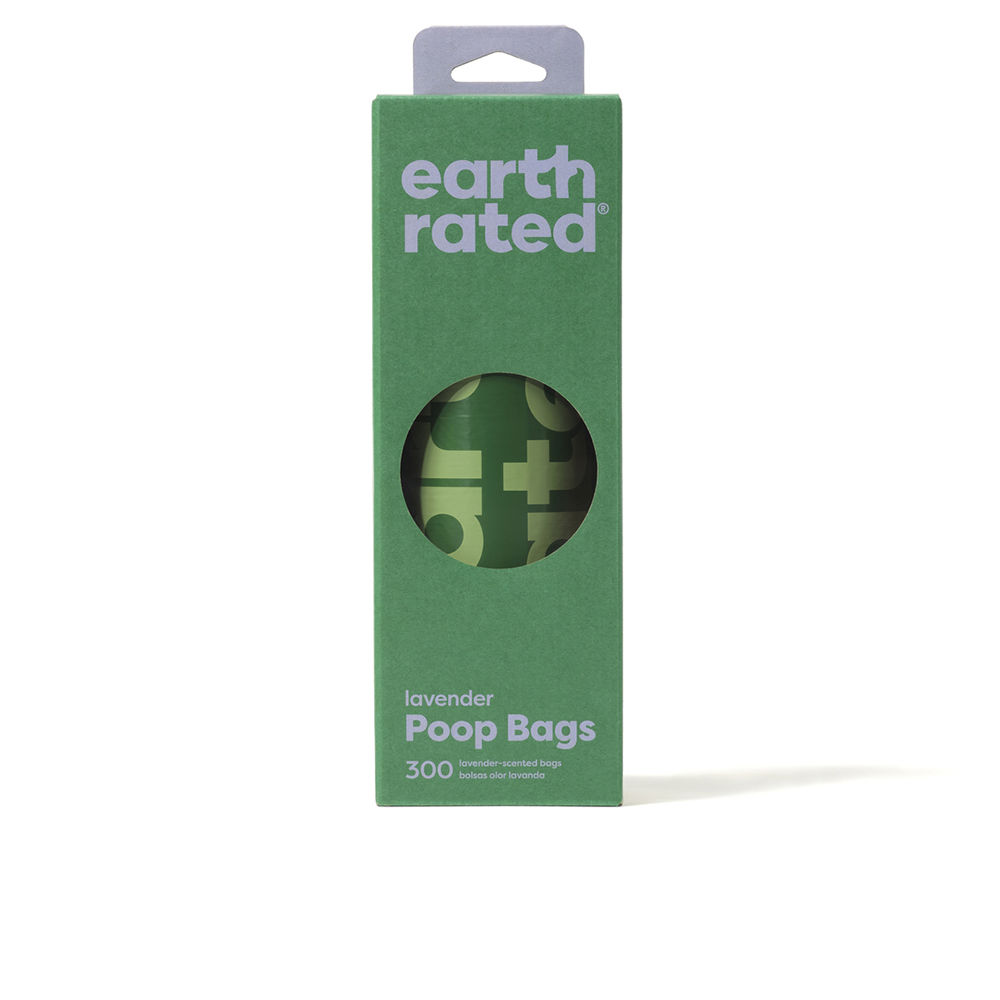 EARTH RATED  ROLLO BOLSA mascota dispensador #lavanda 300 u