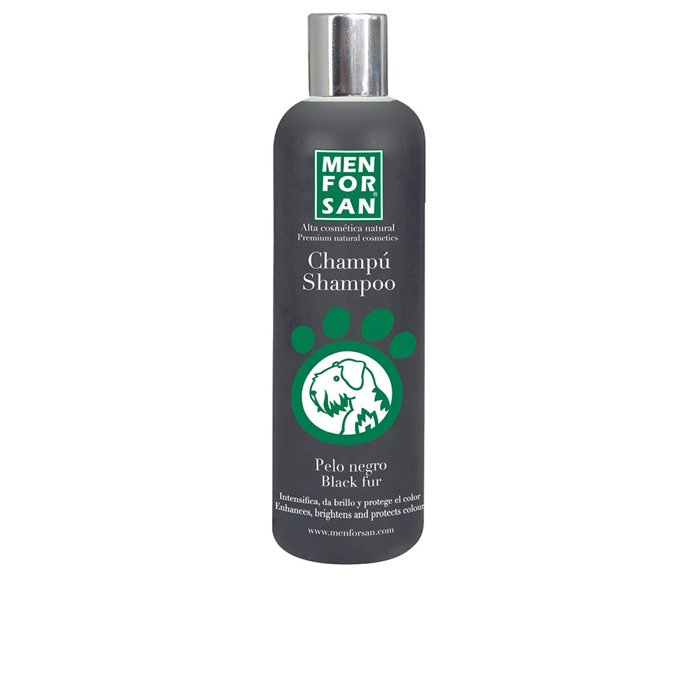 MEN FOR SAN  CHAMPÚ PERRO pelo negro 300 ml