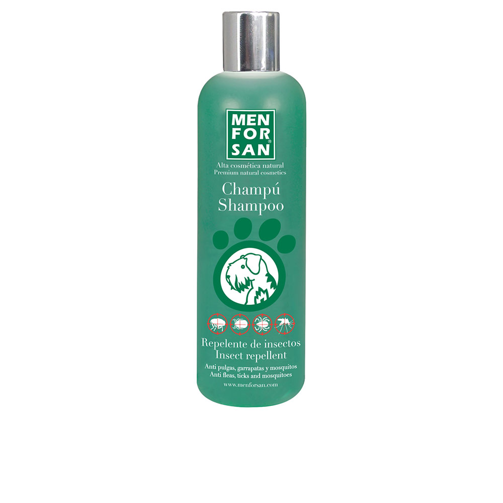 MEN FOR SAN  CHAMPÚ PERRO repelente de insectos con citronela 300 ml