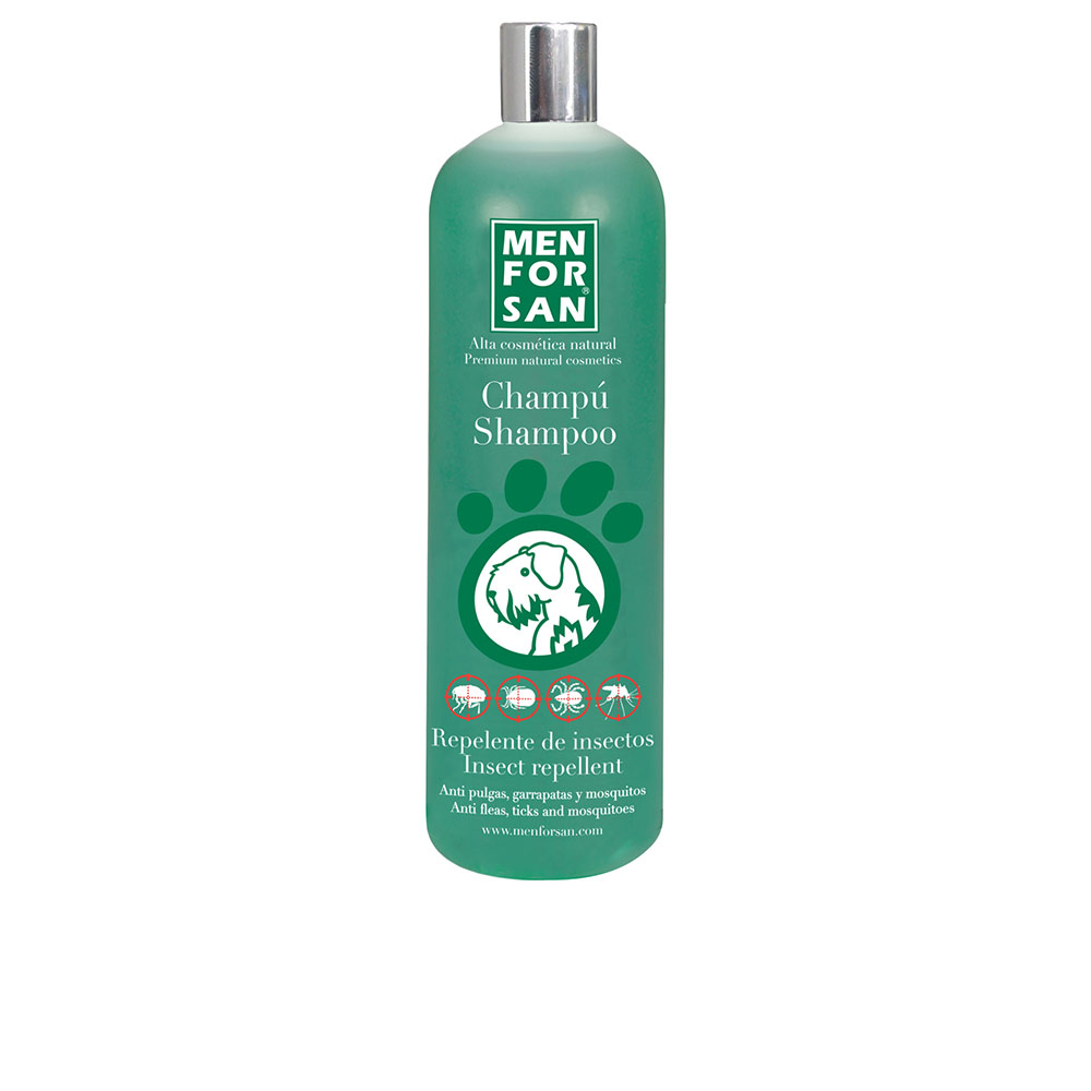 MEN FOR SAN  CHAMPÚ PERRO repelente de insectos con citronela 1000 ml