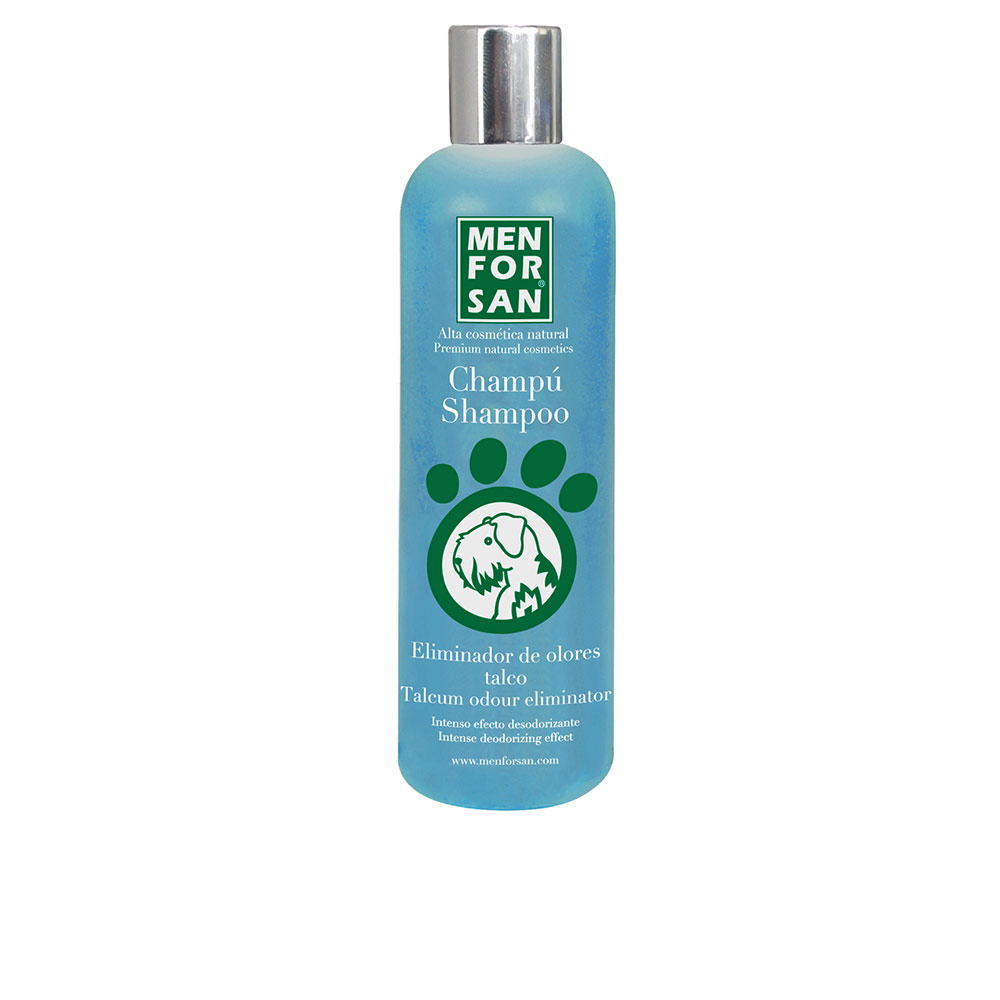 MEN FOR SAN  CHAMPÚ PERRO eliminador de olores #talco 300 ml