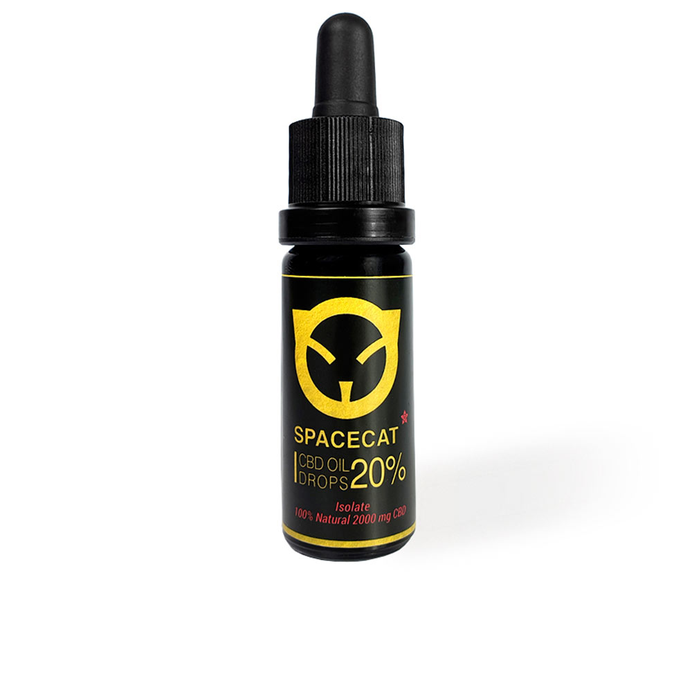 SPACECAT  ACEITE DE CBD 20% (2000mg) espectro completo rico en cannabidiol 10 ml