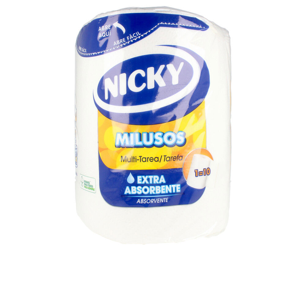 NICKY  MULTIUSOS papel extra absorbente 1 = 10 rollos