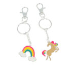 INCA  LLAVEROS UNICORNIO-ARCOIRIS BFF set 2 pz
