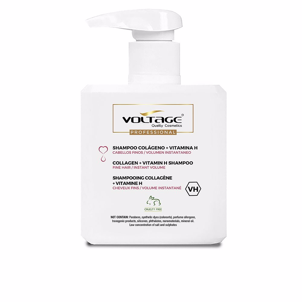 VOLTAGE COSMETICS  COLLAGEN + VITAMIN H shampoo 500 ml